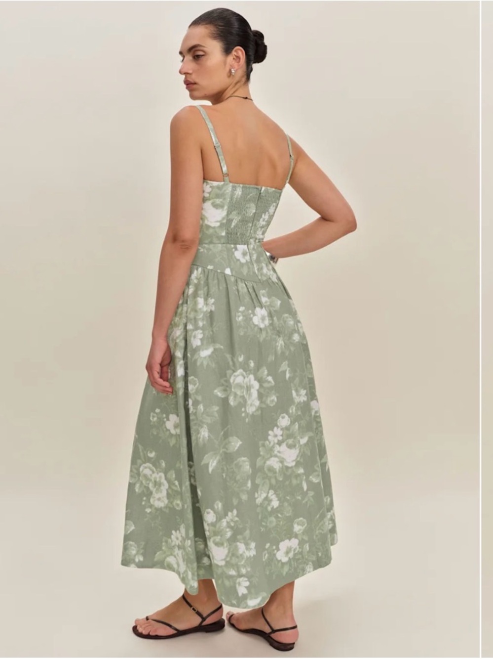 NWT Reformation Katarin Linen Dress - 
Vendela Size 2 - Picture 3 of 6
